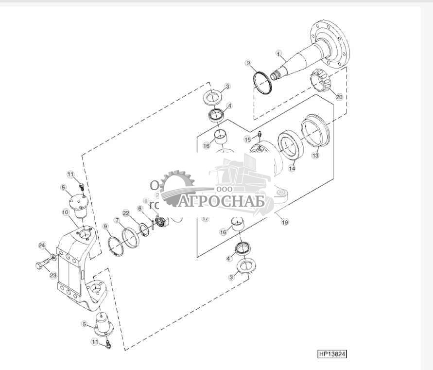 Rear Axle Spindles (Heavy Duty) 